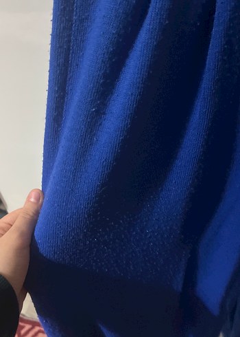 Kadın Lacivert Pilili Midi Eşofman Altı - Görsel 3