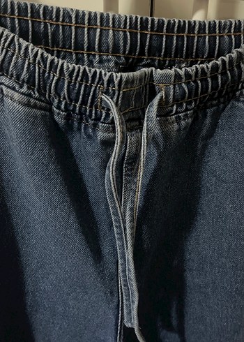 Kadın Gri Tonlu Mavi Midi Kot Pantolon - Görsel 2