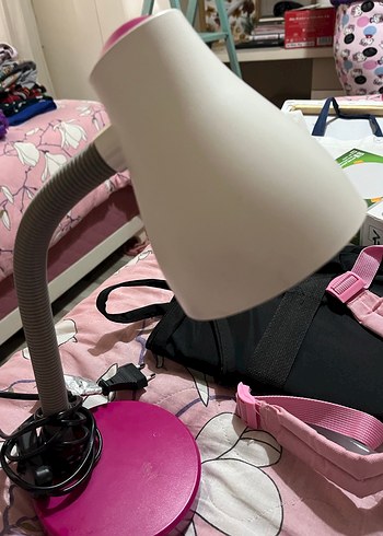 Pembe Masa Lambası - Görsel 4