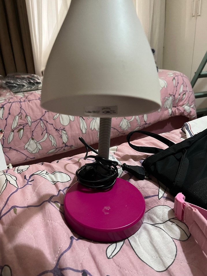 Pembe Masa Lambası - Görsel 2