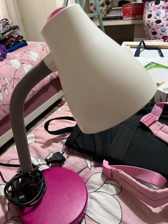 Pembe Masa Lambası - Görsel 4