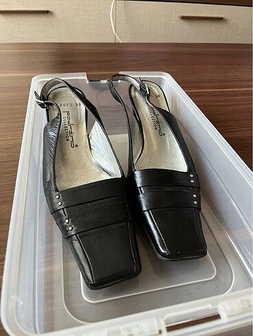 38 Beden siyah Renk vintage topuklu ayakkabı