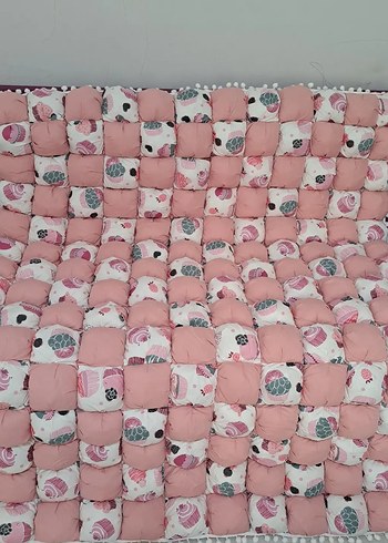 Pembe Desenli Bebek Uyku Seti ve Aksesuarları - Görsel 6