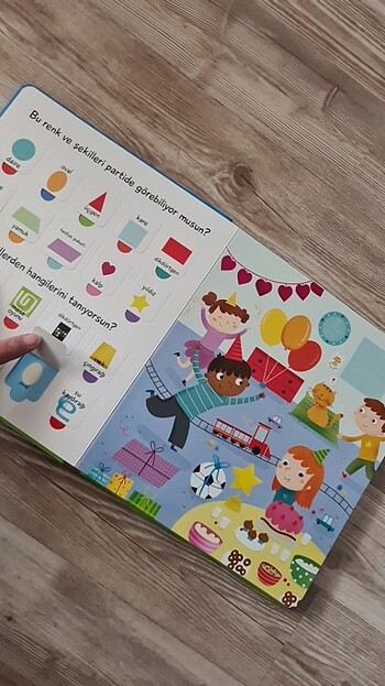  Beden 100 Kanatçıkta Öğren Şekiller ve Renkler