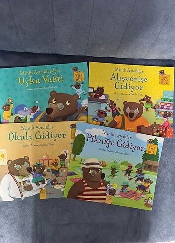 Minik ayıcıklar serisi 4 kitap