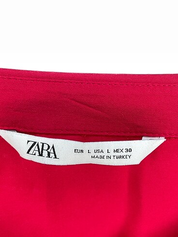 l Beden kırmızı Renk Zara Tunik %70 İndirimli.