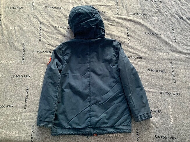 Tommy Hilfiger Kürklü Çocuk Kaban - Görsel 6