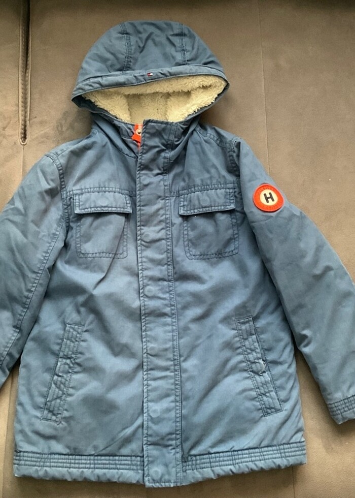 Tommy Hilfiger Kürklü Çocuk Kaban - Görsel 3