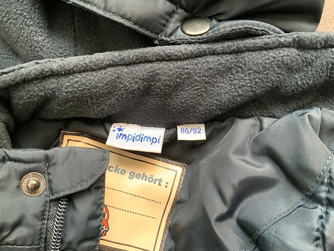 Almanya?dan 1-2 Yaş Erkek Çocuk Kaban - Görsel 5