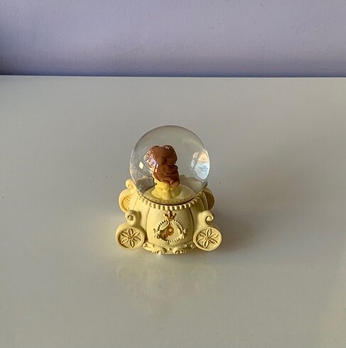 Beden Sarı Prenses Işıklı Kar Küresi