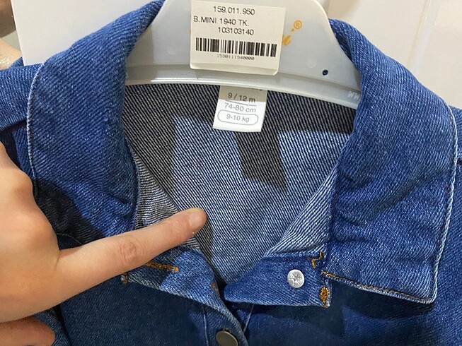 LC Waikiki Kız bebek kot elbise