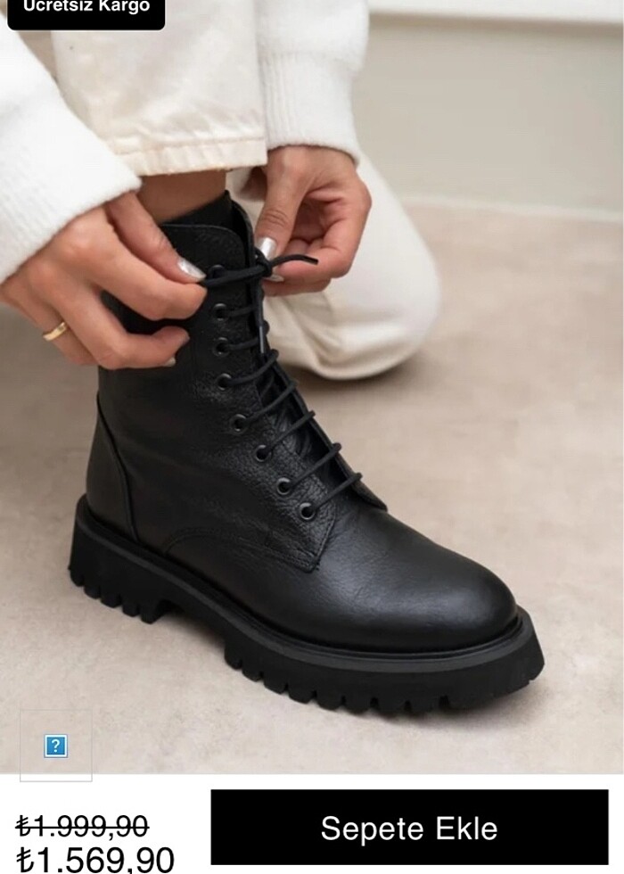 Nişandaydı Shoes deri bot - Görsel 2