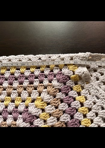 Çok Renkli crop Örgü Hırka - Görsel 8