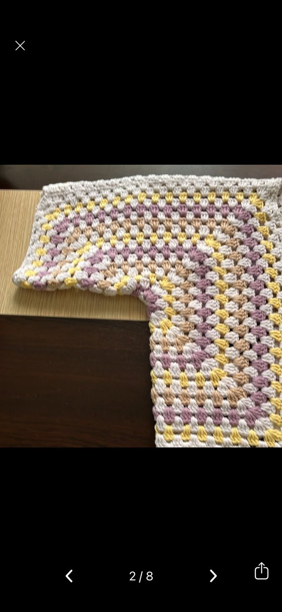 Çok Renkli crop Örgü Hırka - Görsel 2