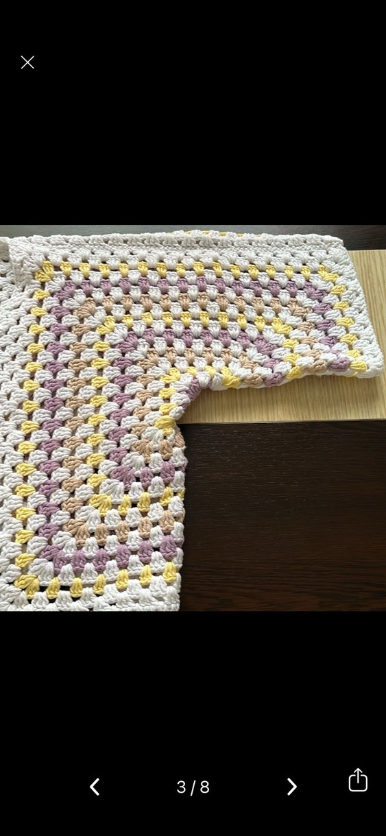 Çok Renkli crop Örgü Hırka - Görsel 3