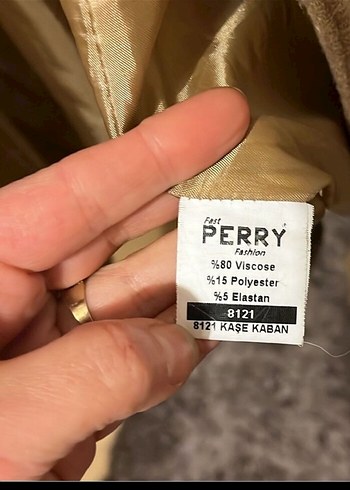 Bej Süet Kadın uzun Kaban - Görsel 2