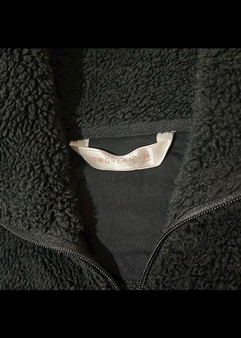 Siyah Yumuşak Kürklü Kadın Mont - Görsel 4