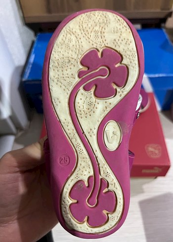 Kız Çocuk Pembe Velcro Bantlı Terlik - Görsel 3