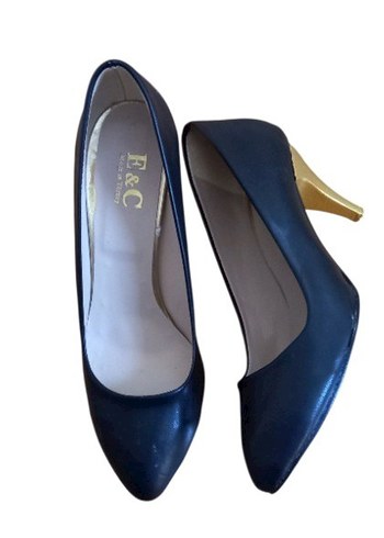 Klasik Stiletto sarı topuk - Görsel 3