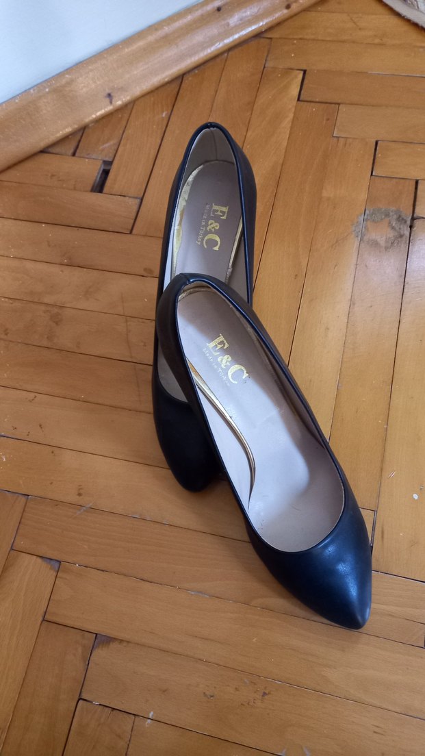 Klasik  Stiletto sarı topuk - Görsel 5