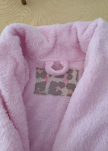 Pastel Pembe welsoft kumaş sabahlık sıcacık - Görsel 3