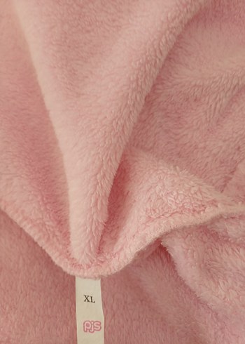 Pastel Pembe welsoft kumaş sabahlık sıcacık - Görsel 6