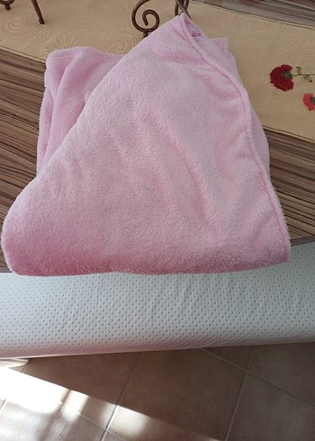 Pastel Pembe welsoft kumaş sabahlık sıcacık - Görsel 7