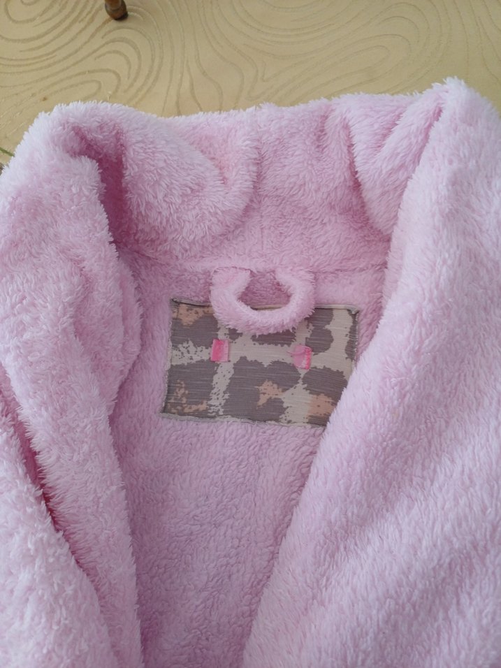 Pastel Pembe welsoft kumaş sabahlık sıcacık - Görsel 3