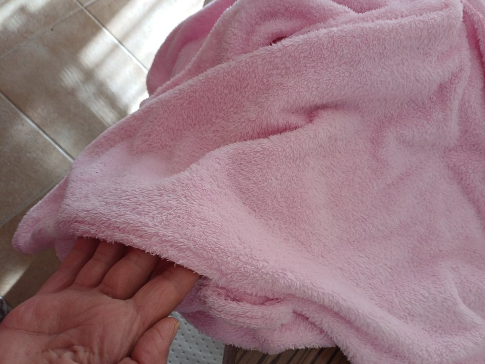 Pastel Pembe welsoft kumaş sabahlık sıcacık - Görsel 4