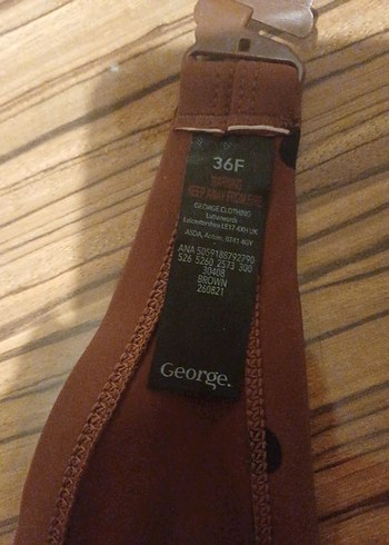 Kahverengi Bikini Üstü 36 F.beden - Görsel 6