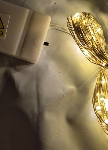 Pil yuvalı 5 metre peri led ışık gün ışığı 