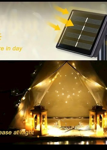 32 metre güneş enerjili peri Led ışık