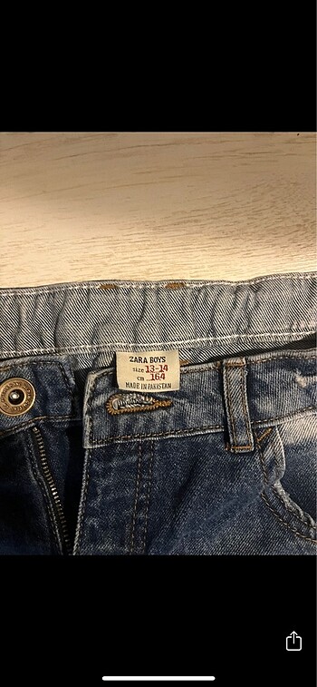 Zara Zara erkek cocuk kot şort