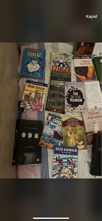 10 adet kitap