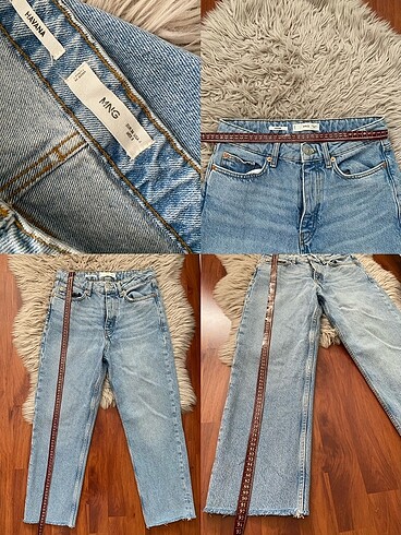 36 Beden mavi Renk Mango jean