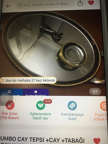 Jumbo çay seti