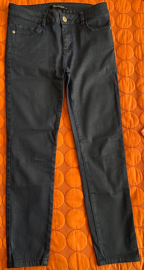 Siyah Kemerli Regular Fit Pantolon - Görsel 2