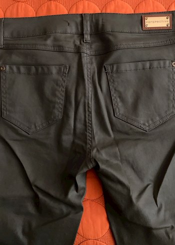 Kemer Detaylı Koyu yeşil Kadın Kumaş Pantolon - Görsel 4