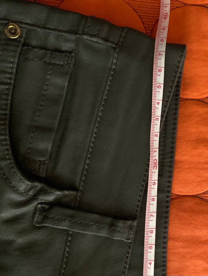 Kemer Detaylı Koyu yeşil Kadın Kumaş Pantolon - Görsel 5