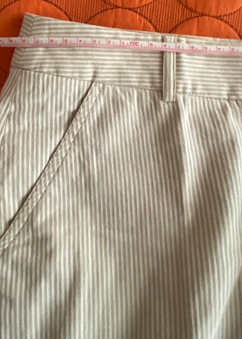 Çizgili Kumaş Pantolon - Görsel 3