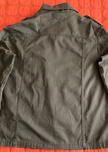 Asker yeşili Düğmeli Kadın Ceket - Görsel 3