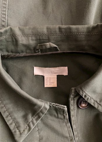 Asker yeşili Düğmeli Kadın Ceket - Görsel 4