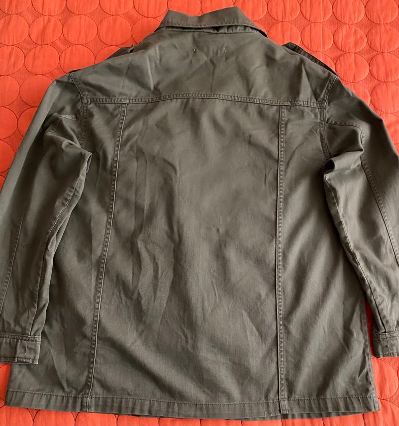 Asker yeşili Düğmeli Kadın Ceket - Görsel 3