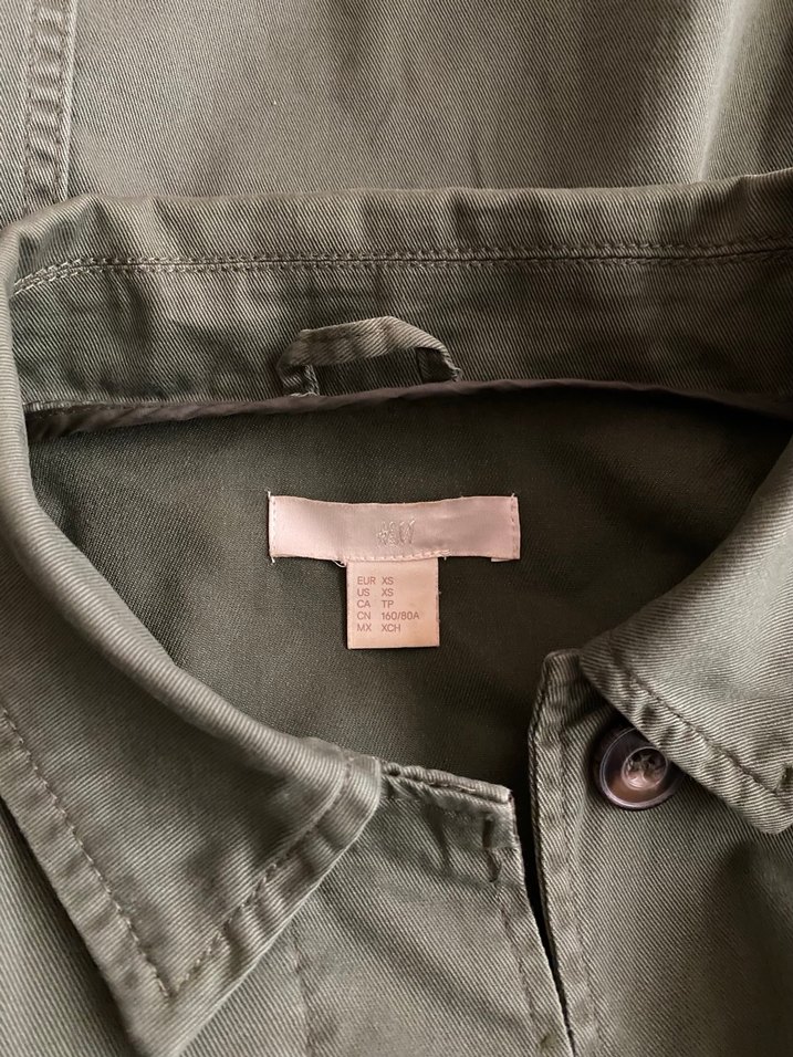 Asker yeşili Düğmeli Kadın Ceket - Görsel 4