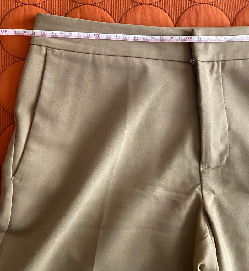 Bej Kadın Regular Fit Kumaş Pantolon - Görsel 4