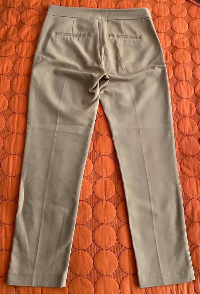 Bej Kadın Regular Fit Kumaş Pantolon - Görsel 3