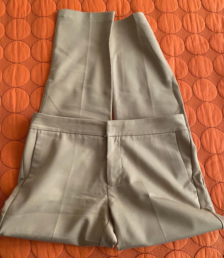 Bej Kadın Regular Fit Kumaş Pantolon - Görsel 2