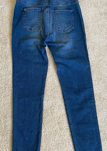 Koton Kadın Normal Kesim Mavi Denim Pantolon