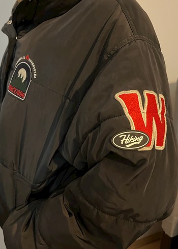 m Beden Düğmeli Siyah Kadın Midi Street Wear Ceket