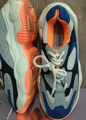 Tony black Kadın Çok Renkli Platformlu Spor Ayakkabı - Görsel 4